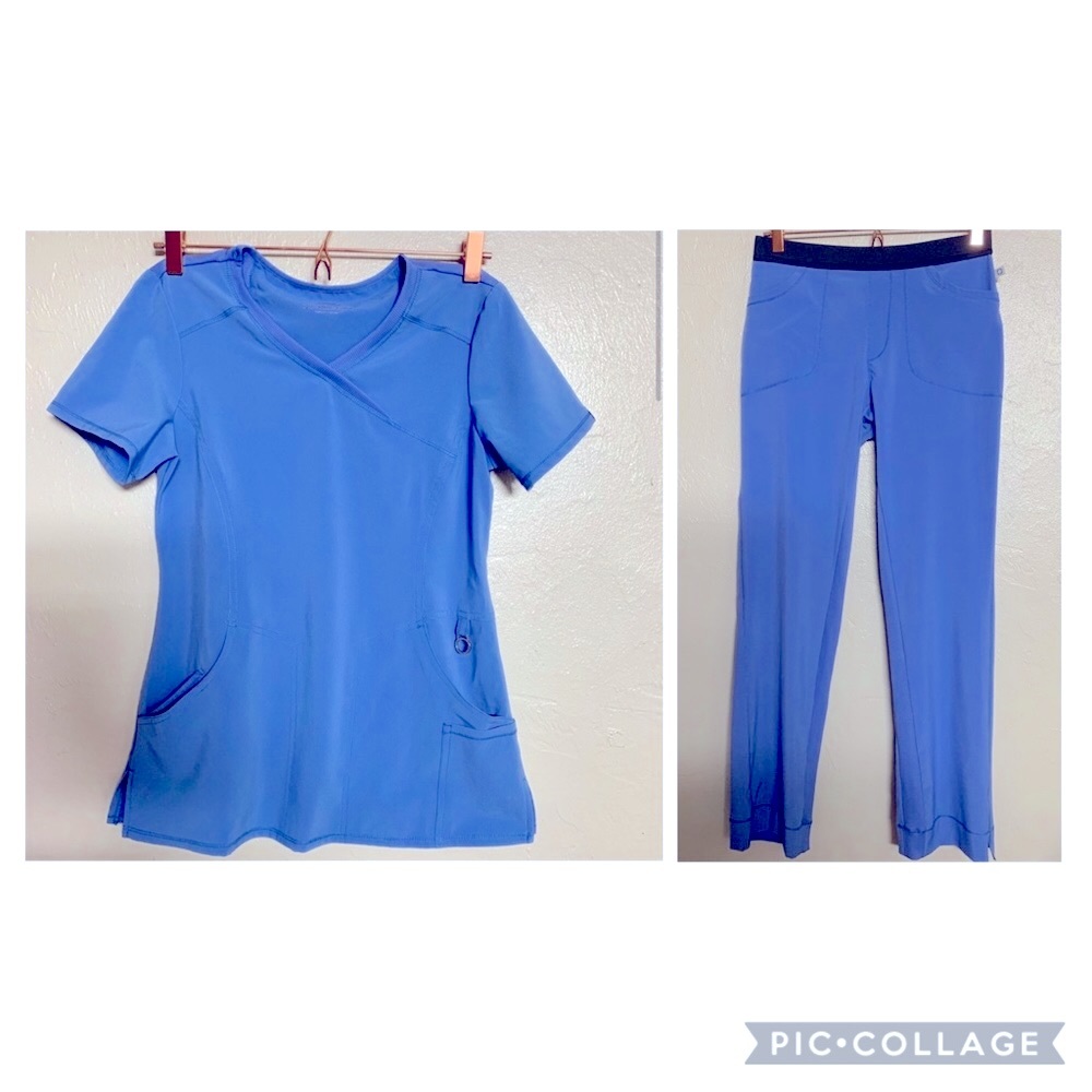 CHEROKEE Infinity Scrub Set – Top (XS) & Pants (S)